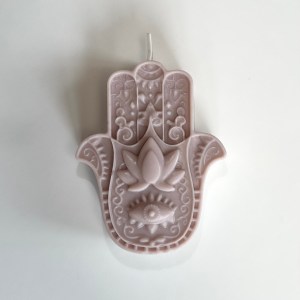 Vela Mano de Fátima sin aroma