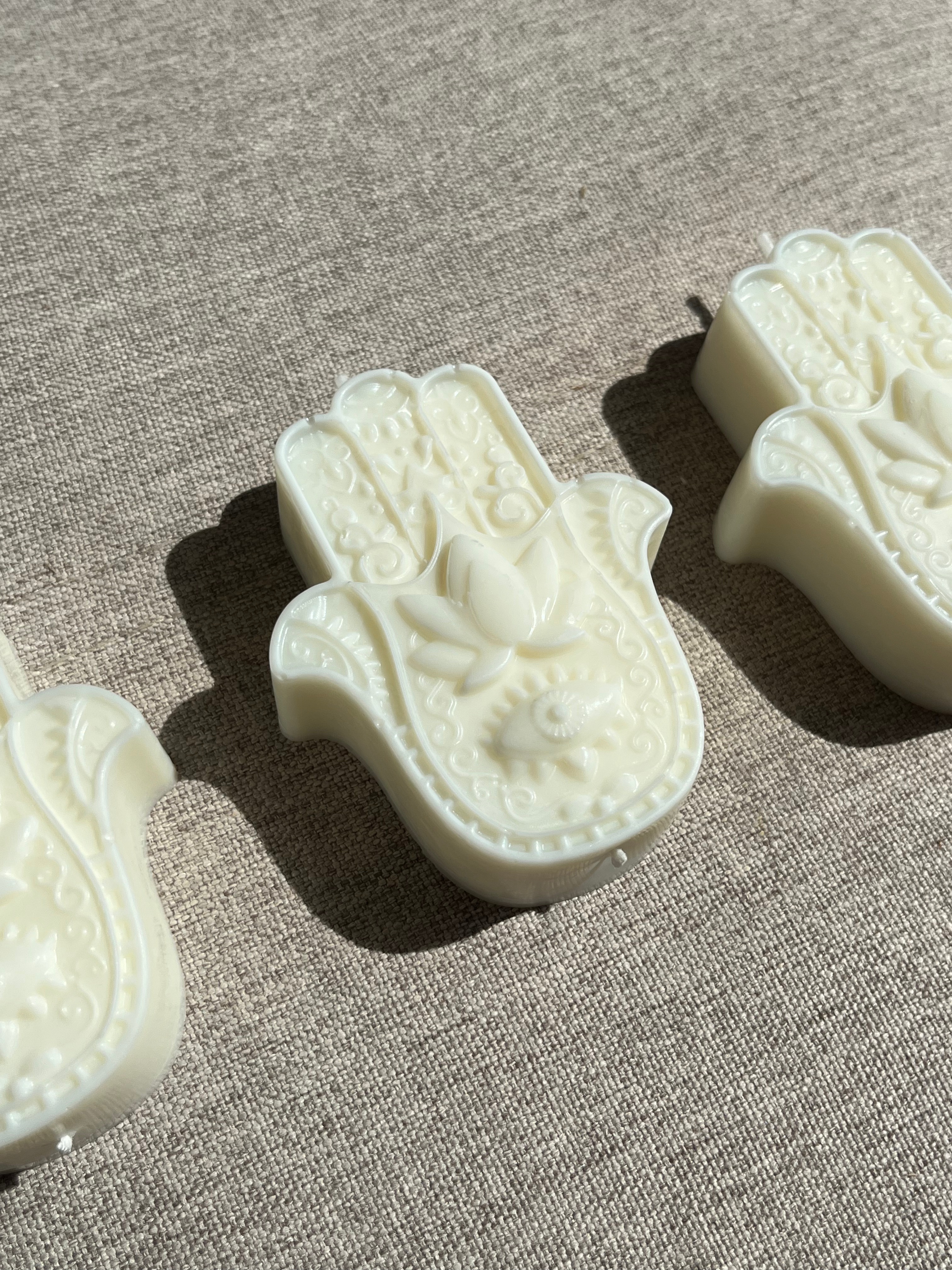 Pack 3 Velas de Mano de Fátima - Con o sin aroma - Imagen 3