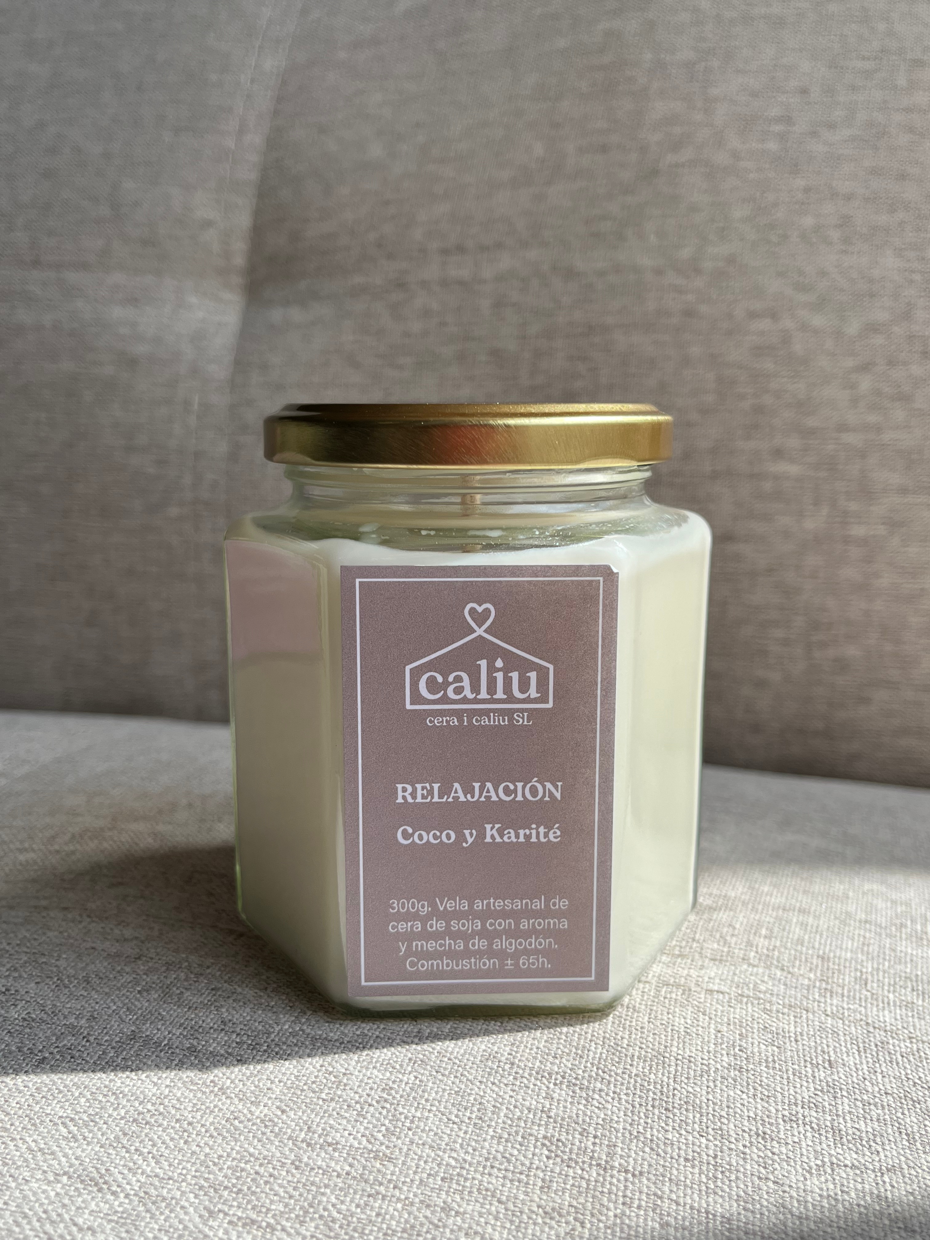 Vela en Tarro - Coco y Karité