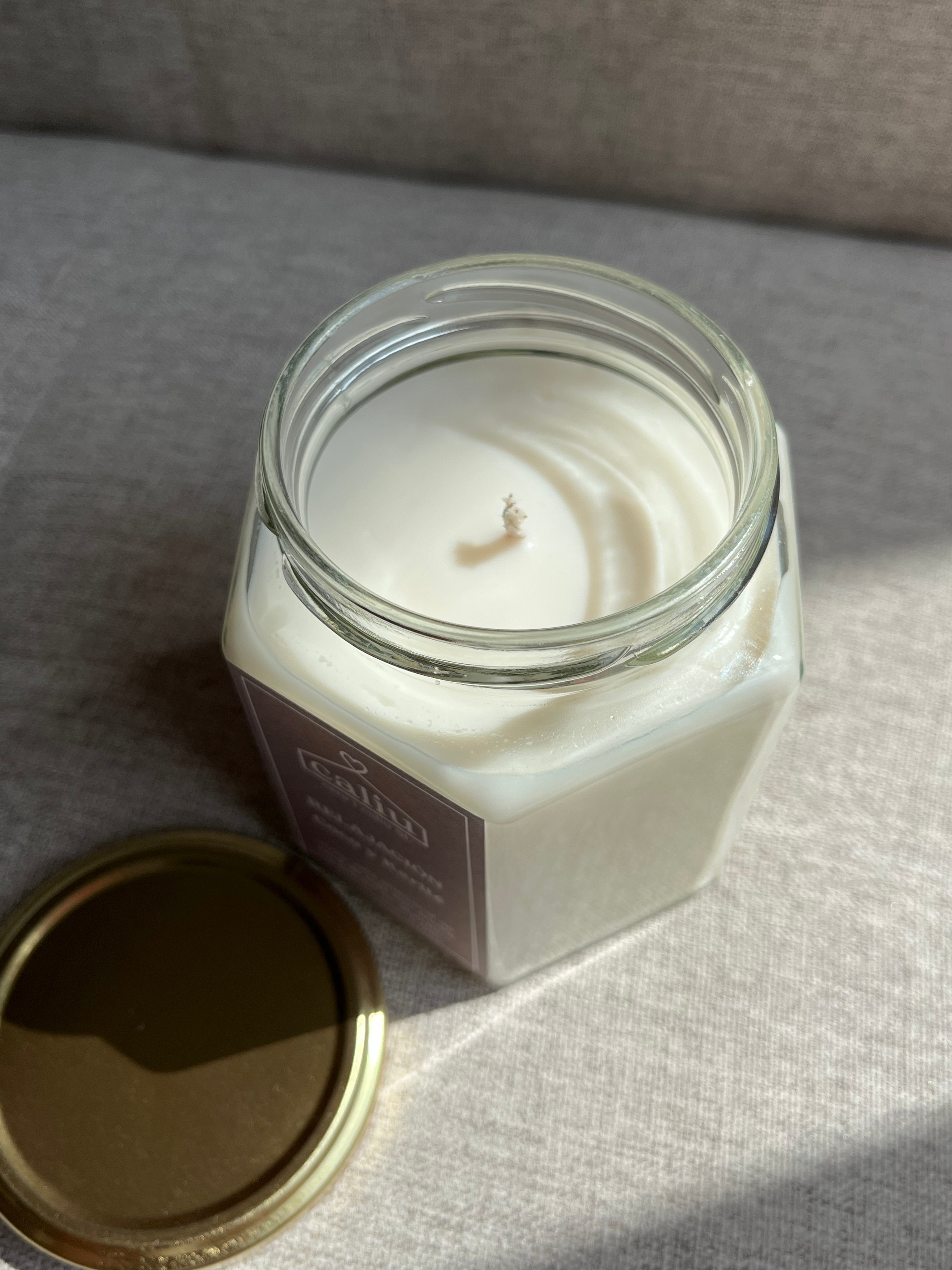 Vela en Tarro - Coco y Karité - Imagen 2