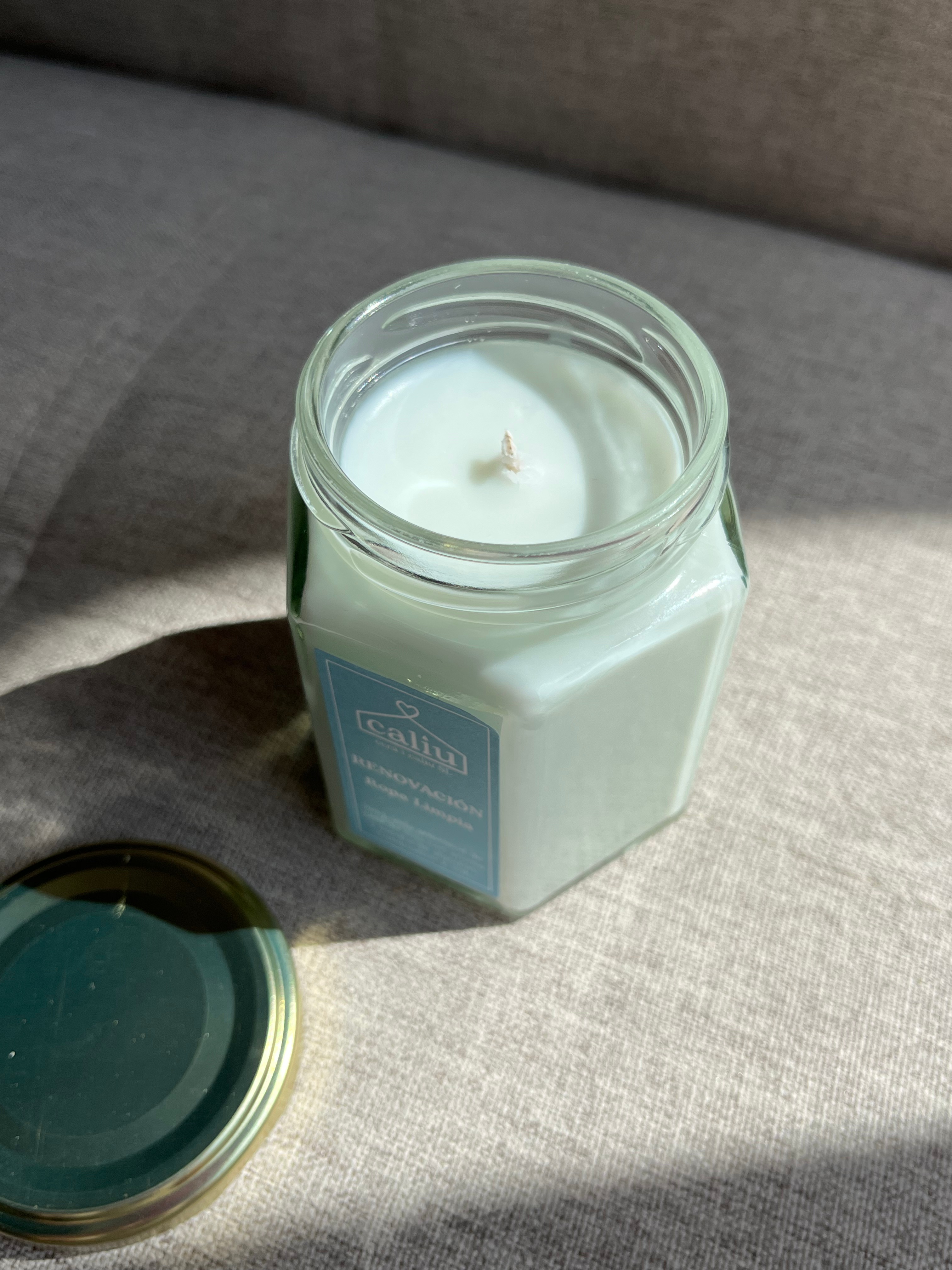 Vela en Tarro - Ropa Limpia (mini) - Imagen 2