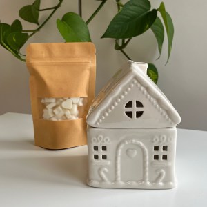 Quemador Casita + Wax Melts (a escoger)
