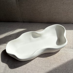 Recipiente de yeso "Isleña ondas"