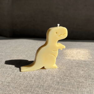Vela Infantil Dinosaurio - Amarillo