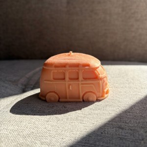 Vela Furgoneta Hippie Naranja